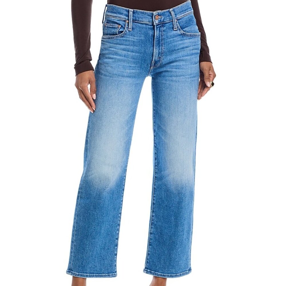 MOTHER Jeans Mid Rise Rambler Out Of the Blue. - Picture 6 of 6
